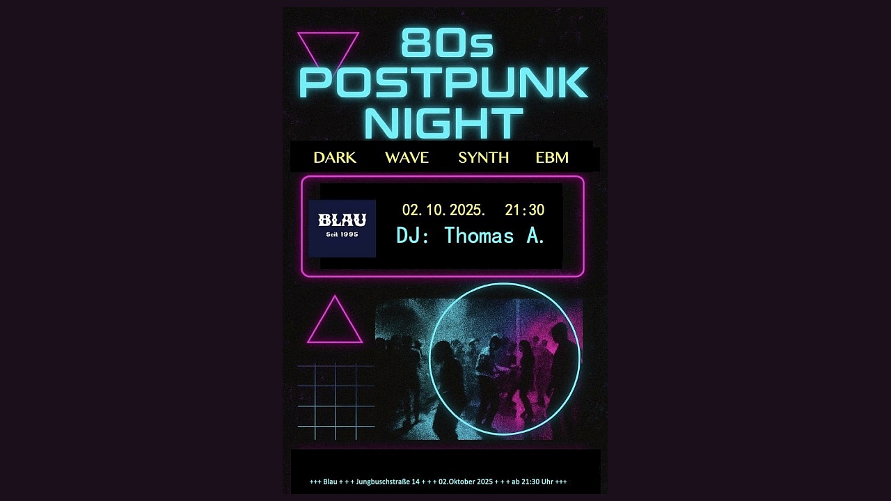 80s Postpunk Night